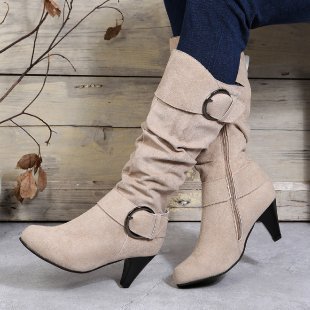 VelvetStride™ Knee Boots