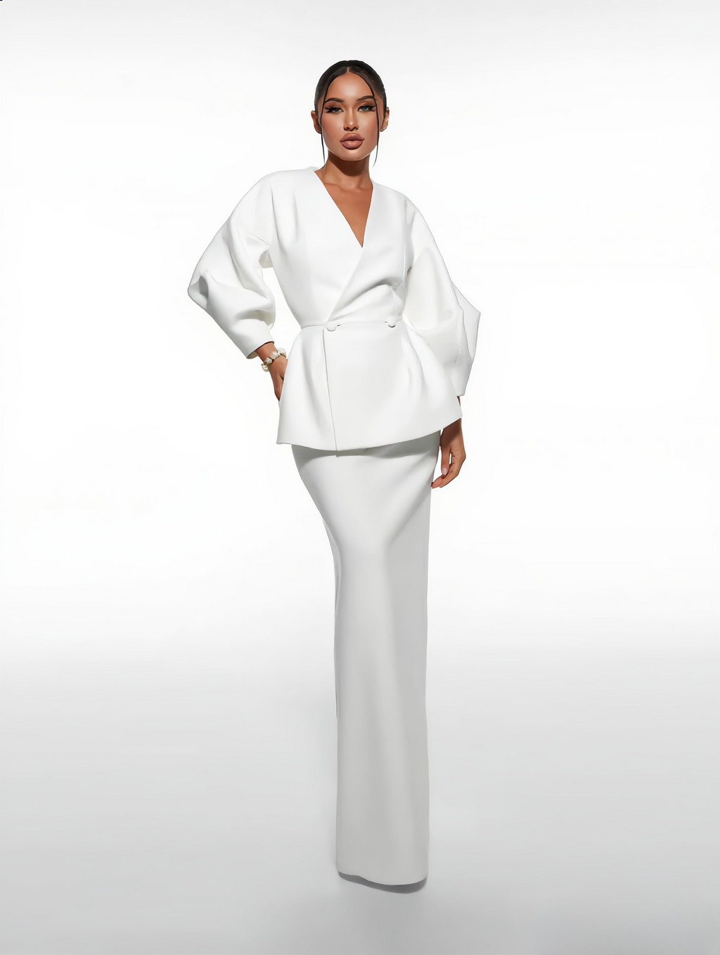 VelvetSculpt™ Skirt Set
