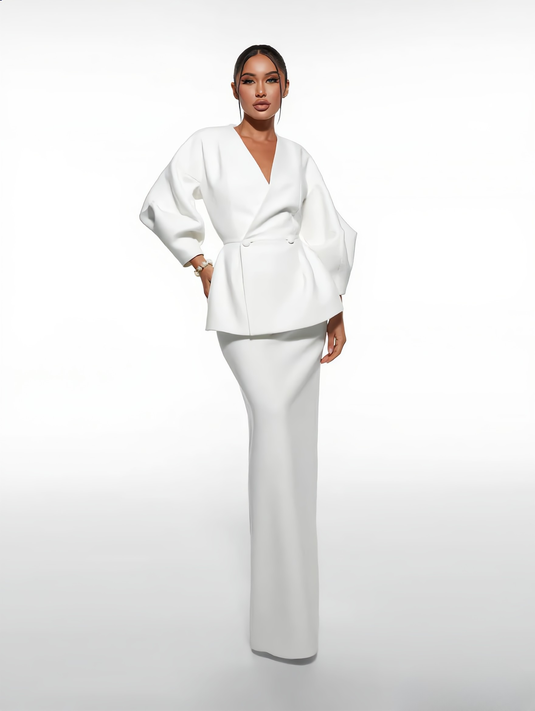 VelvetSculpt™ Skirt Set