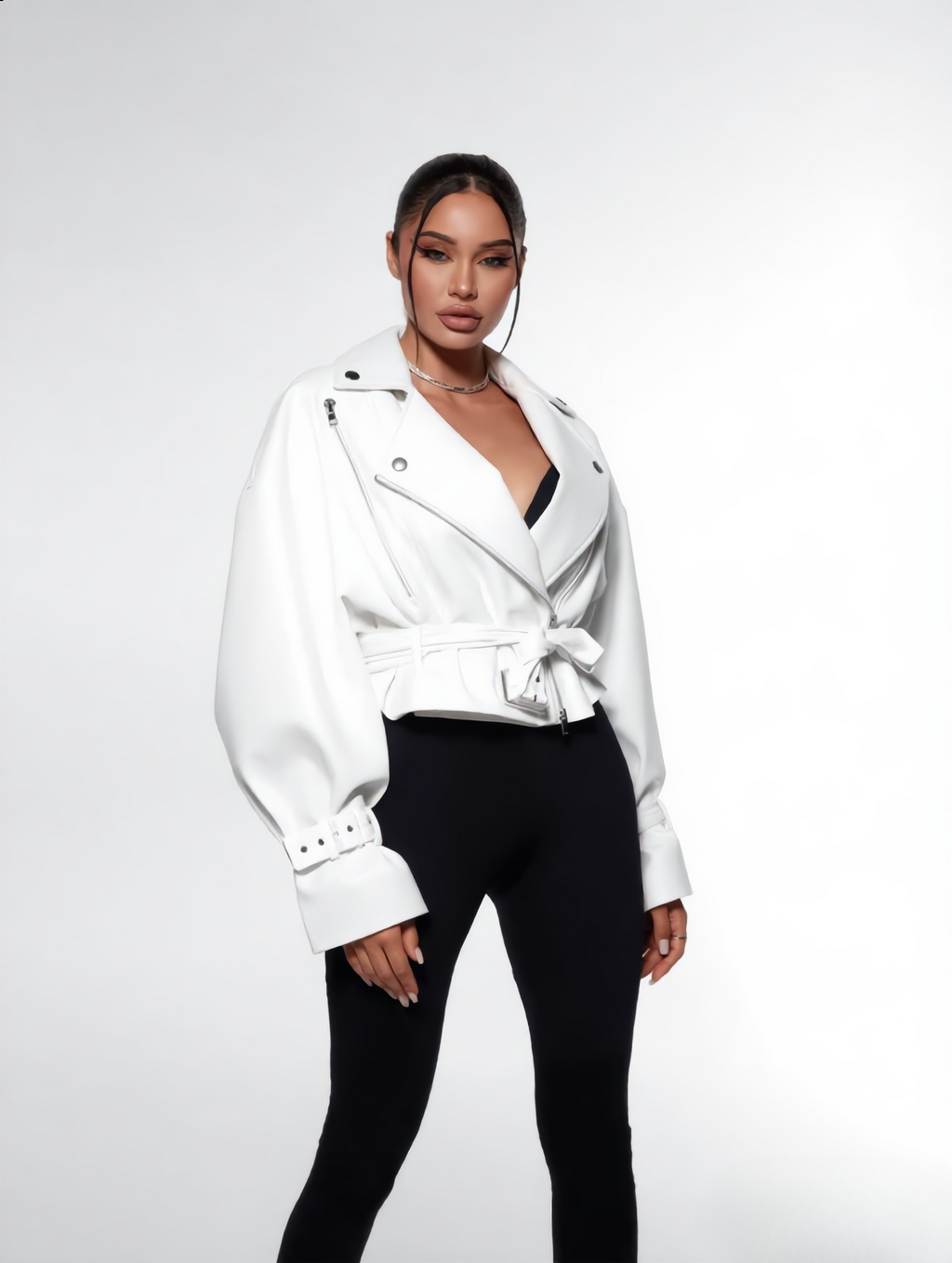 AuraSculpt™ Leather Top