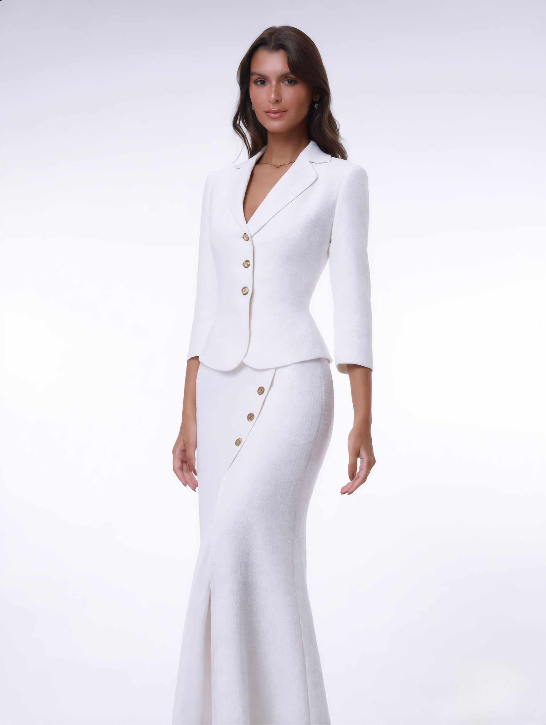 CrimsonContour™ Skirt Set