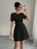 AuroraContour™ Belted Dress