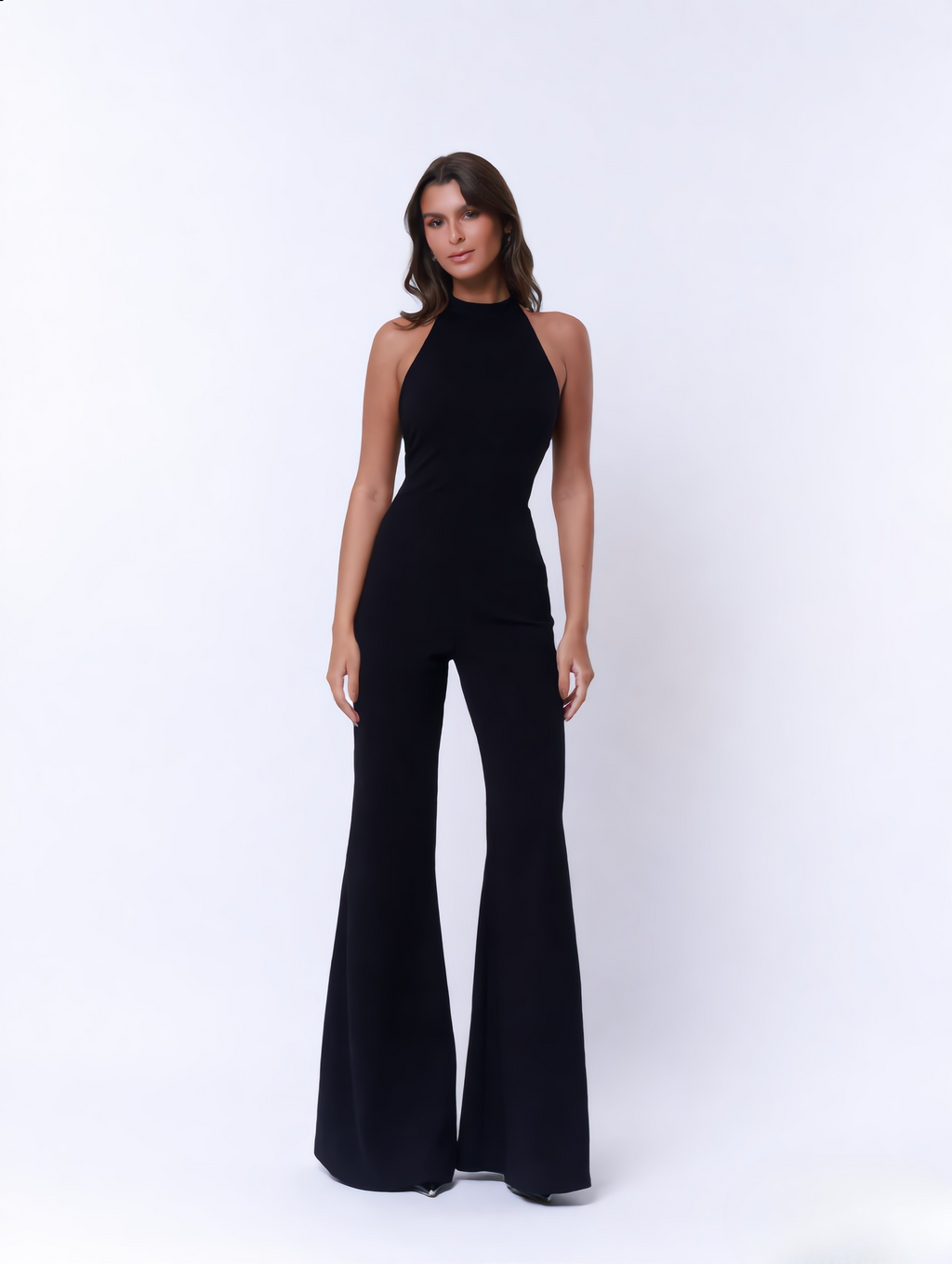 NoirFlow™ Halter Jumpsuit