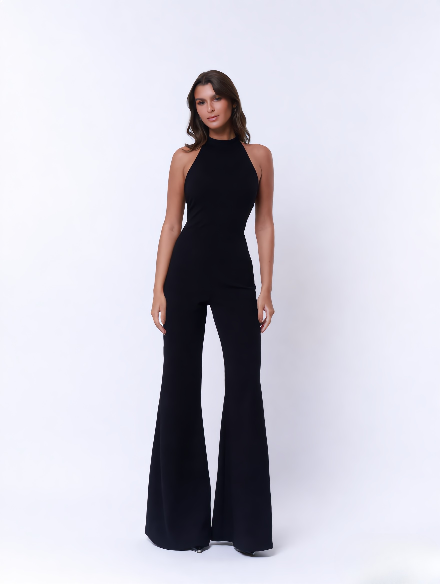 NoirFlow™ Halter Jumpsuit