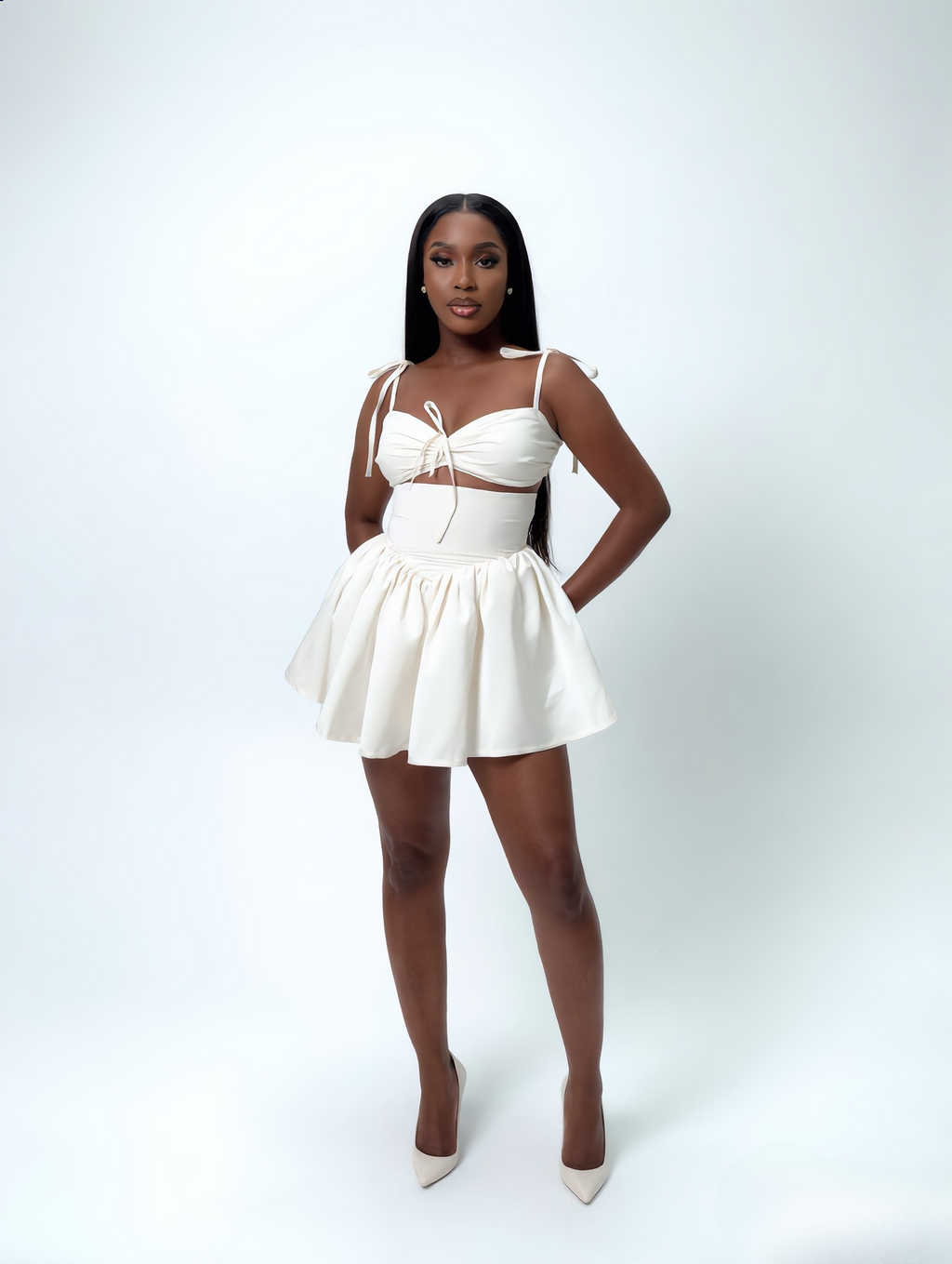 LaceMuse™ A-Line Mini Dress