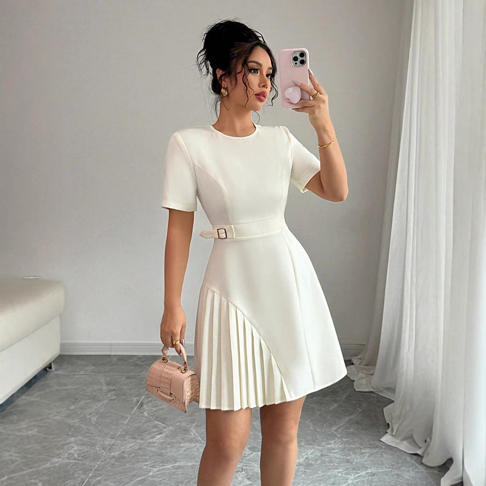 AuroraContour™ Belted Dress