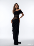 AzureSculpt™ Maxi Dress